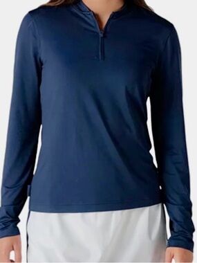 Brand New JOOLA Women's 1/4 Zip Pickleball Pullover Size XL Navy Blue Retail $79